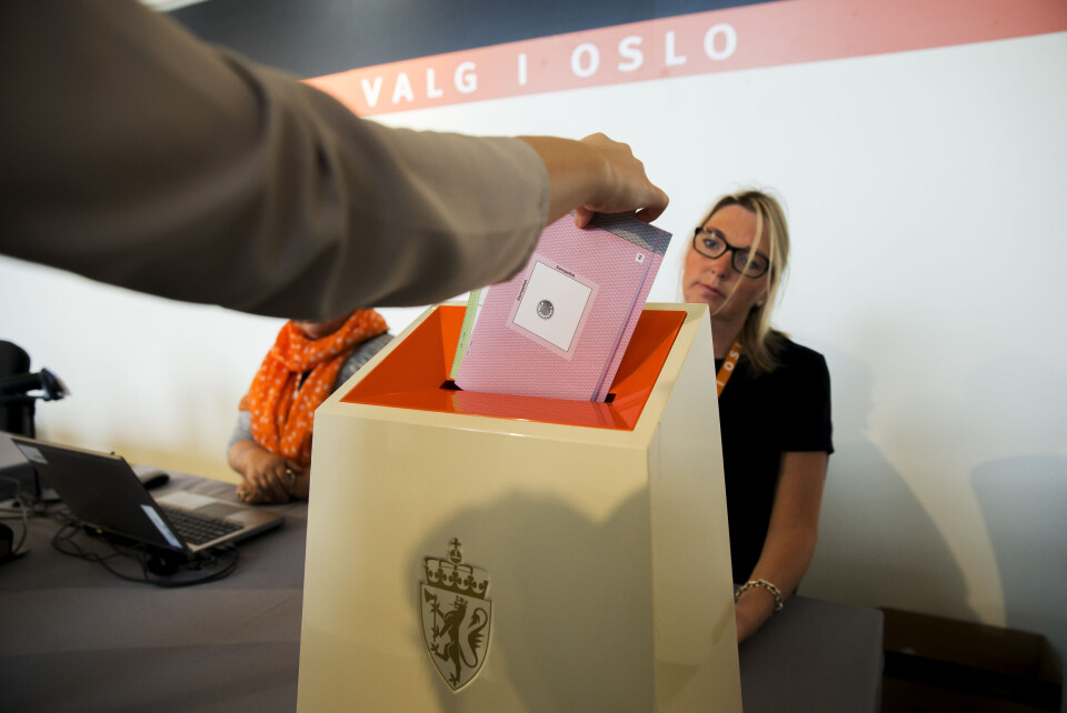 Stadig færre kommuner har to valgdager. Illustrasjonsfoto: Cornelius Poppe / NTB scanpix Stadig færre kommuner har to valgdager. Illustrasjonsfoto: Cornelius Poppe / NTB scanpix