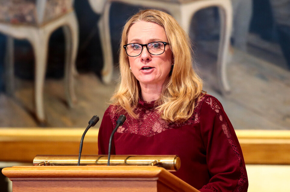 Arbeids- og sosialdepartementet, ledet av statsråd Anniken Hauglie (H), har tatt stilling til varslingsutvalgets utredning, og foreslår nå flere endringer i arbeidsmiljøloven. Foto: Lise Åserud / NTB scanpix Arbeids- og sosialdepartementet, ledet av statsråd Anniken Hauglie (H), har tatt stilling til varslingsutvalgets utredning, og foreslår nå flere endringer i arbeidsmiljøloven. Foto: Lise Åserud / NTB scanpix