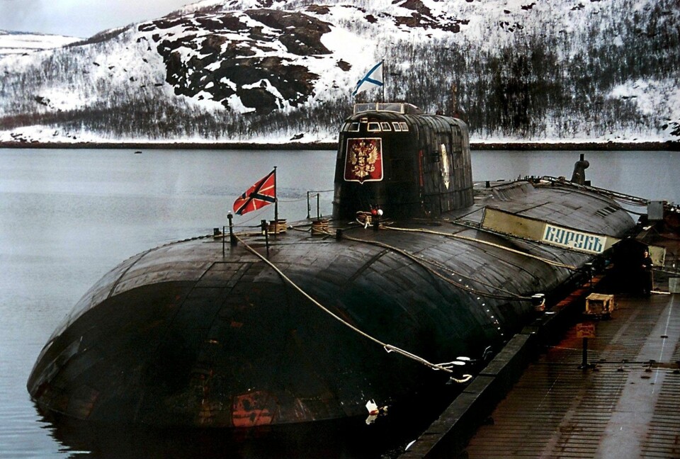 Atomubåten Kursk, som i 2000 sank til bunns etter en eksplosjon, ble trukket frem som et motargument mot økt atomubåt-aktivitet i Tønsnes. Foto: EPA / NTB Scanpix Atomubåten Kursk, som i 2000 sank til bunns etter en eksplosjon, ble trukket frem som et motargument mot økt atomubåt-aktivitet i Tønsnes. Foto: EPA / NTB Scanpix
