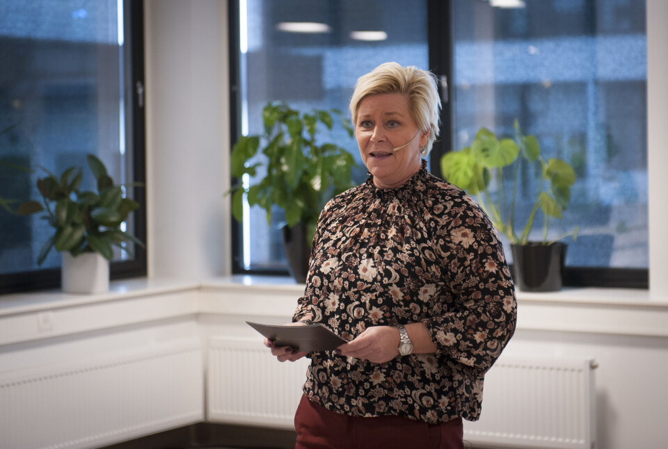 Frps ordførerkandidat legger et sterkt press på partileder Siv Jensen i bompengesaken. Foto: Terje Lien. Frps ordførerkandidat legger et sterkt press på partileder Siv Jensen i bompengesaken. Foto: Terje Lien.