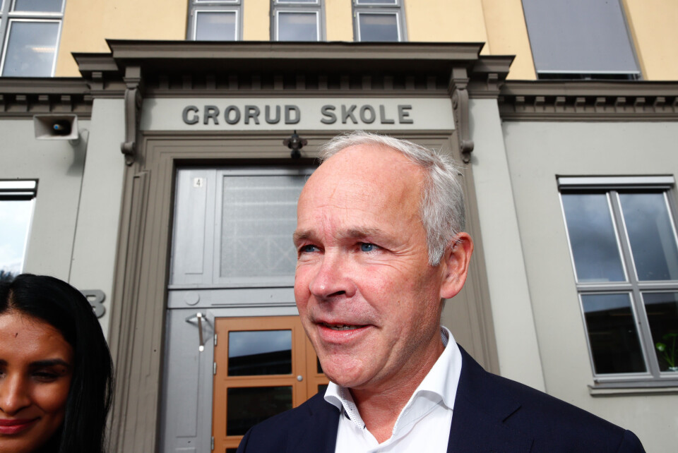 Kunnskaps- og integreringsminister og Høyre-nestleder Jan Tore Sanner, som mandag besøkte Grorud skole, slår fast at alle de fire regjeringspartiene må finne en løsning på bompengefloken. Foto: Terje Pedersen / NTB scanpix Kunnskaps- og integreringsminister og Høyre-nestleder Jan Tore Sanner, som mandag besøkte Grorud skole, slår fast at alle de fire regjeringspartiene må finne en løsning på bompengefloken. Foto: Terje Pedersen / NTB scanpix
