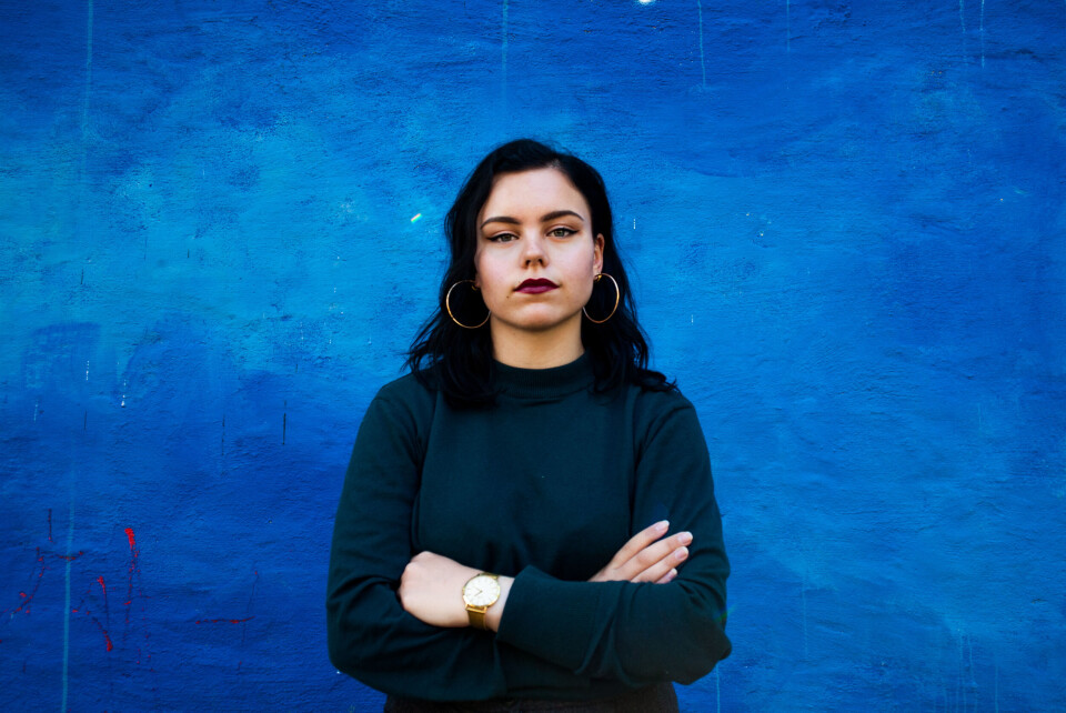 Leder av Elevorganisasjonen, Agathe Waage, reagerer på uanmeldt narkotikaaksjon. Foto: Elevorganisasjonen Leder av Elevorganisasjonen, Agathe Waage, reagerer på uanmeldt narkotikaaksjon. Foto: Elevorganisasjonen