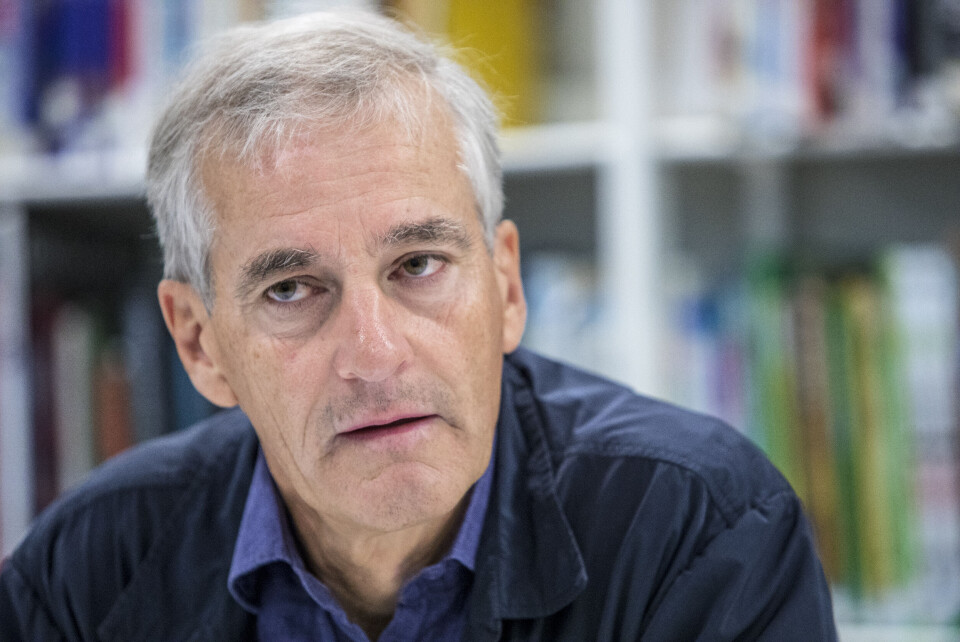 Partileder Jonas Gahr Støre (AP) mener at regjeringen har sviktet i gjennomføringen av politireformen, og får nå støtte av ordførerkandidat Mette Varem. Foto:NTB Scanpix Partileder Jonas Gahr Støre (AP) mener at regjeringen har sviktet i gjennomføringen av politireformen, og får nå støtte av ordførerkandidat Mette Varem. Foto:NTB Scanpix