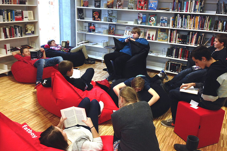 Skolebibliotek som brukes aktivt i opplæringen får ekstra støtte. Arkivfoto: Magnus Knutsen Bjørke Skolebibliotek som brukes aktivt i opplæringen får ekstra støtte. Arkivfoto: Magnus Knutsen Bjørke