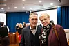 Områdedirektør for arbeidsliv Tor Arne Gangsø og Anne-Cathrine Hjertaas, avdelingsdirektør for arbeidsgiverpolitikk i KS mener dette er en god avtale for kommunesektoren. Foto: Terje Lien.