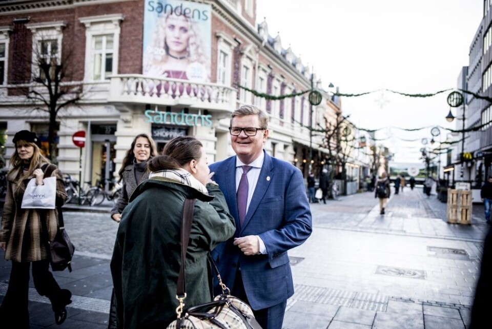 Ordfører Harald Furre (H) avbildet i bymiljøet i Kristiansand. Arkivfoto: Magnus Knutsen Bjørke Ordfører Harald Furre (H) avbildet i bymiljøet i Kristiansand. Arkivfoto: Magnus Knutsen Bjørke