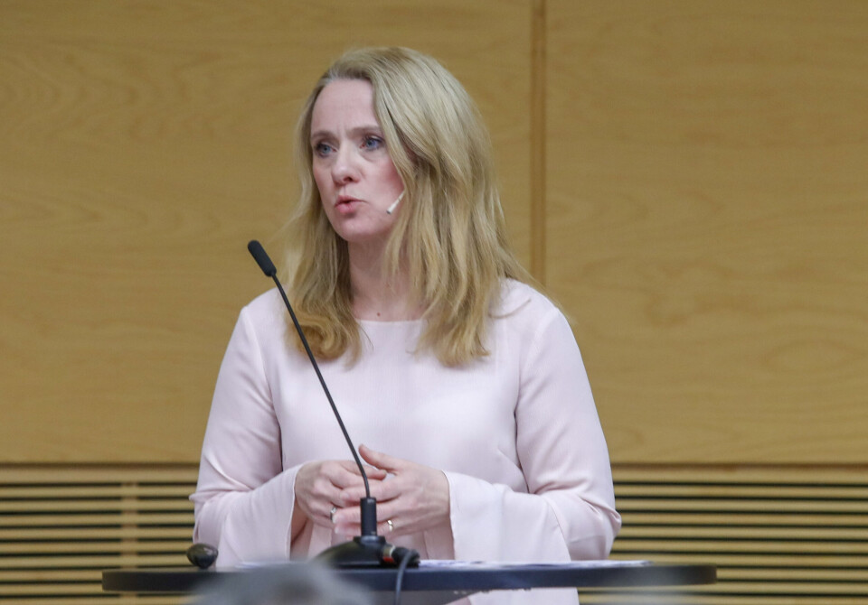 Arbeidsminister Anniken Hauglie (H) vil styrke deltidsansattes rettigheter i lovverket. Foto: Terje Bendiksby / NTB scanpix Arbeidsminister Anniken Hauglie (H) vil styrke deltidsansattes rettigheter i lovverket. Foto: Terje Bendiksby / NTB scanpix