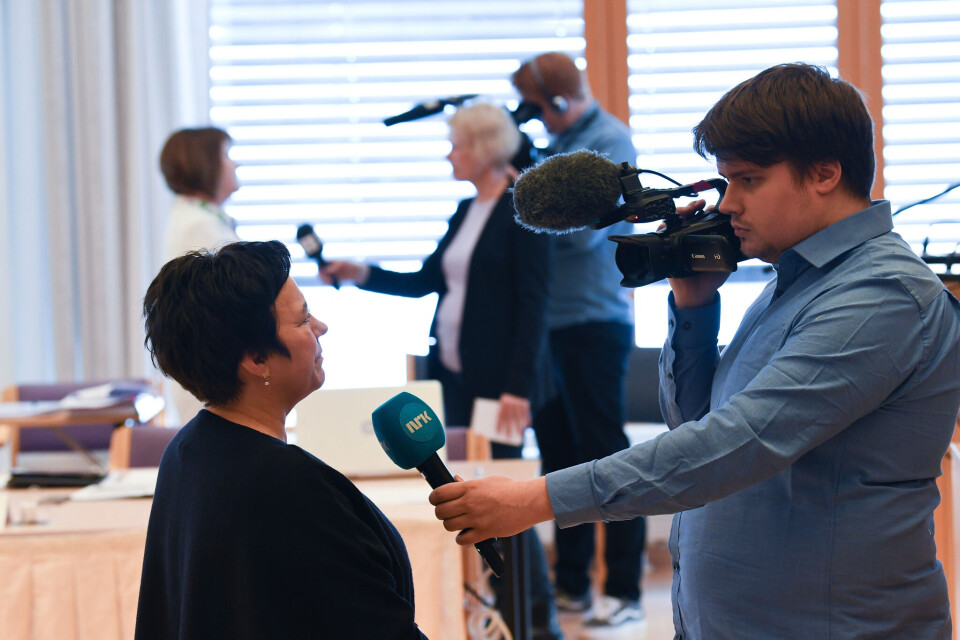 Finnmarks fylkesordfører Ragnhild Vassvik (Ap) har vært i medienes søkelys i 2018, som frontfigur i kampen mot sammenslåing med Troms. Foto: Maria Borch Mietinen, FFK Finnmarks fylkesordfører Ragnhild Vassvik (Ap) har vært i medienes søkelys i 2018, som frontfigur i kampen mot sammenslåing med Troms. Foto: Maria Borch Mietinen, FFK