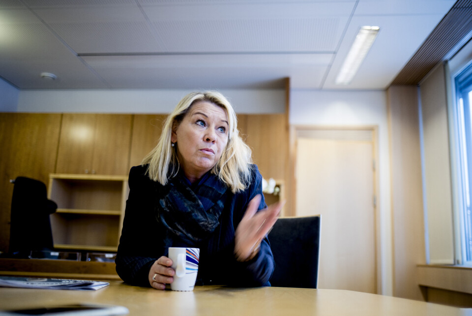 – Vi har ikke et politisk system der lokale folkeavstemninger overprøver stortingsvedtak, sier kommunalminister Monica Mæland. Arkivfoto: Magnus Knutsen Bjørke – Vi har ikke et politisk system der lokale folkeavstemninger overprøver stortingsvedtak, sier kommunalminister Monica Mæland. Arkivfoto: Magnus Knutsen Bjørke