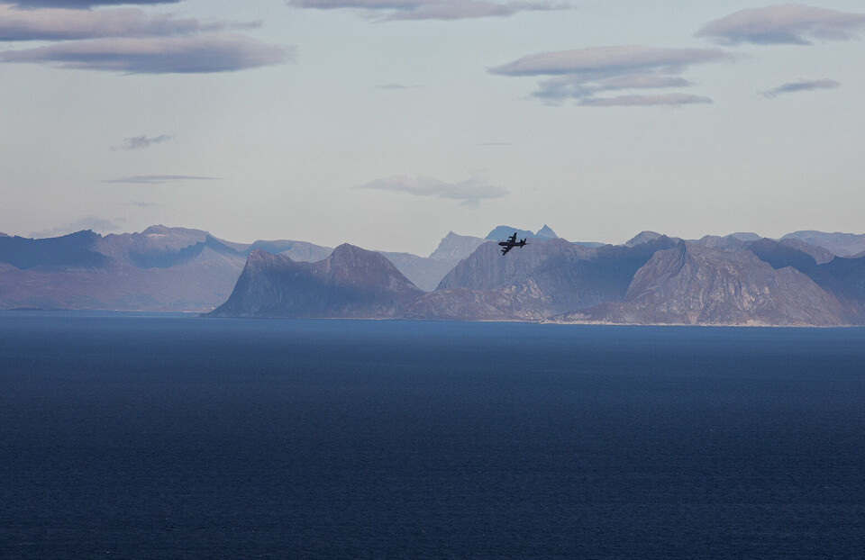 Et Orion-fly på vei inn til landing på Andøya flystasjon. Foto: Tore Meek / NTB scanpix Et Orion-fly på vei inn til landing på Andøya flystasjon. Foto: Tore Meek / NTB scanpix