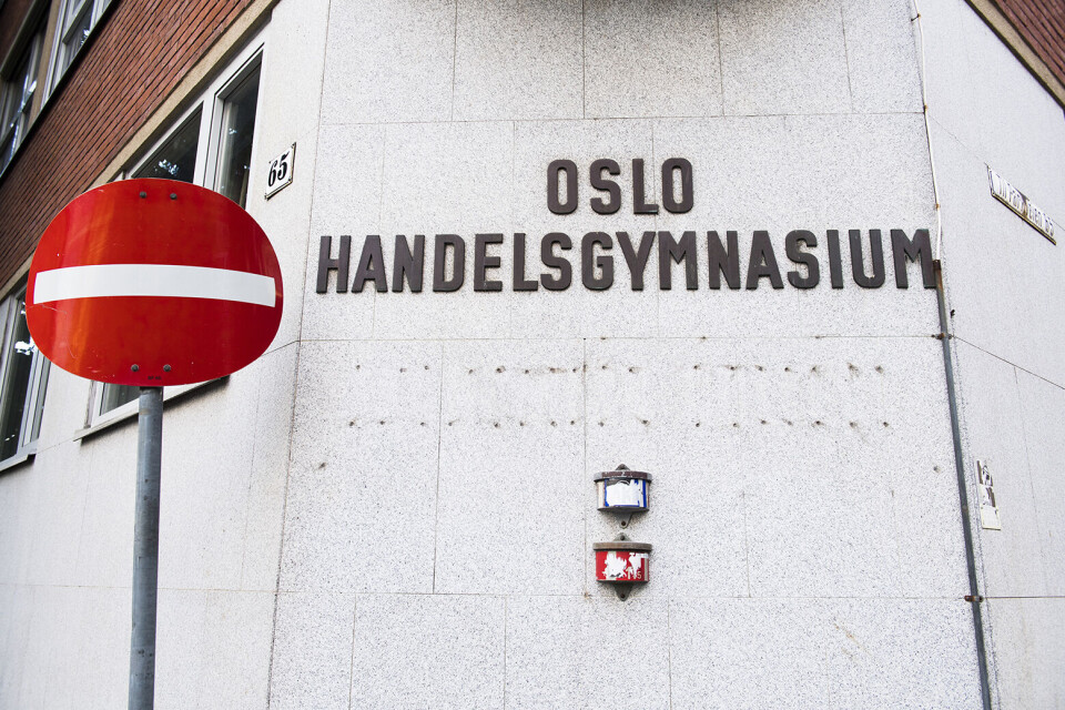 Oslo handelsgymnasium. Foto: Jon Olav Nesvold / NTB scanpix Oslo handelsgymnasium. Foto: Jon Olav Nesvold / NTB scanpix