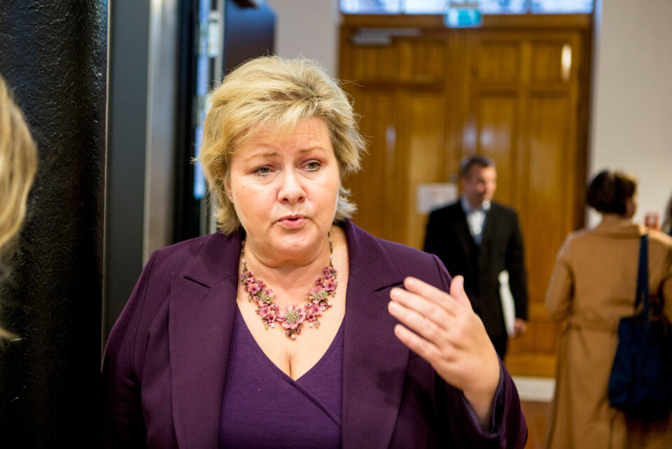 Statsminister Erna Solberg deltar onsdag og torsdag på migrasjonsmøte med europeiske og afrikanske land i Maltas hovedstad Valletta. Arkivfoto: Magnus Knutsen Bjørke Statsminister Erna Solberg deltar onsdag og torsdag på migrasjonsmøte med europeiske og afrikanske land i Maltas hovedstad Valletta. Arkivfoto: Magnus Knutsen Bjørke