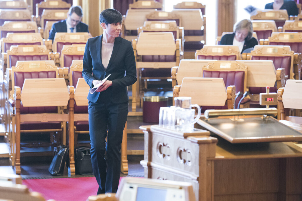 Utenriksminister Ine Eriksen Søreide (H). Foto: Håkon Mosvold Larsen / NTB scanpix Utenriksminister Ine Eriksen Søreide (H). Foto: Håkon Mosvold Larsen / NTB scanpix