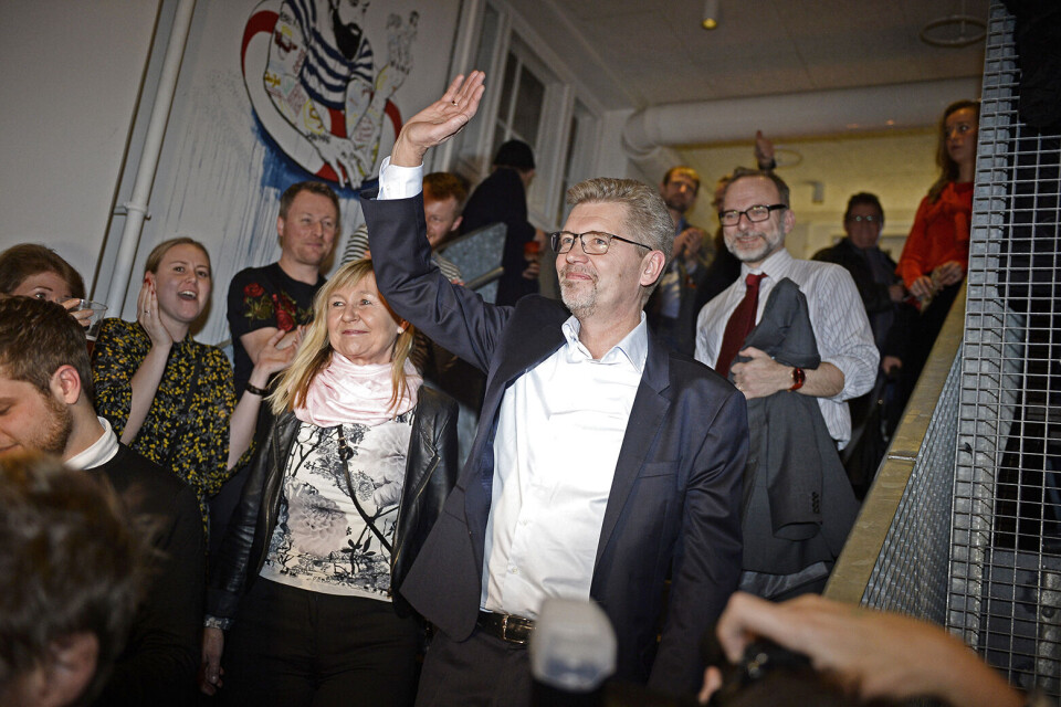 Københavns borgermester Frank Jensen på de danske sosialdemokratenes valgvake tirsdag kveld. Foto: Mads Claus Rasmussen / Scanpix Danmark / NTB scanpix Københavns borgermester Frank Jensen på de danske sosialdemokratenes valgvake tirsdag kveld. Foto: Mads Claus Rasmussen / Scanpix Danmark / NTB scanpix