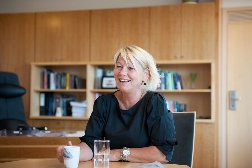 Kommunalminister Monica Mæland (H) er glad for at Høyre-styrte kommuner gjør det godt på Kommunebarometeret, selv om partifarge langt fra er den eneste grunnen. Foto: Terje Lien Kommunalminister Monica Mæland (H) er glad for at Høyre-styrte kommuner gjør det godt på Kommunebarometeret, selv om partifarge langt fra er den eneste grunnen. Foto: Terje Lien