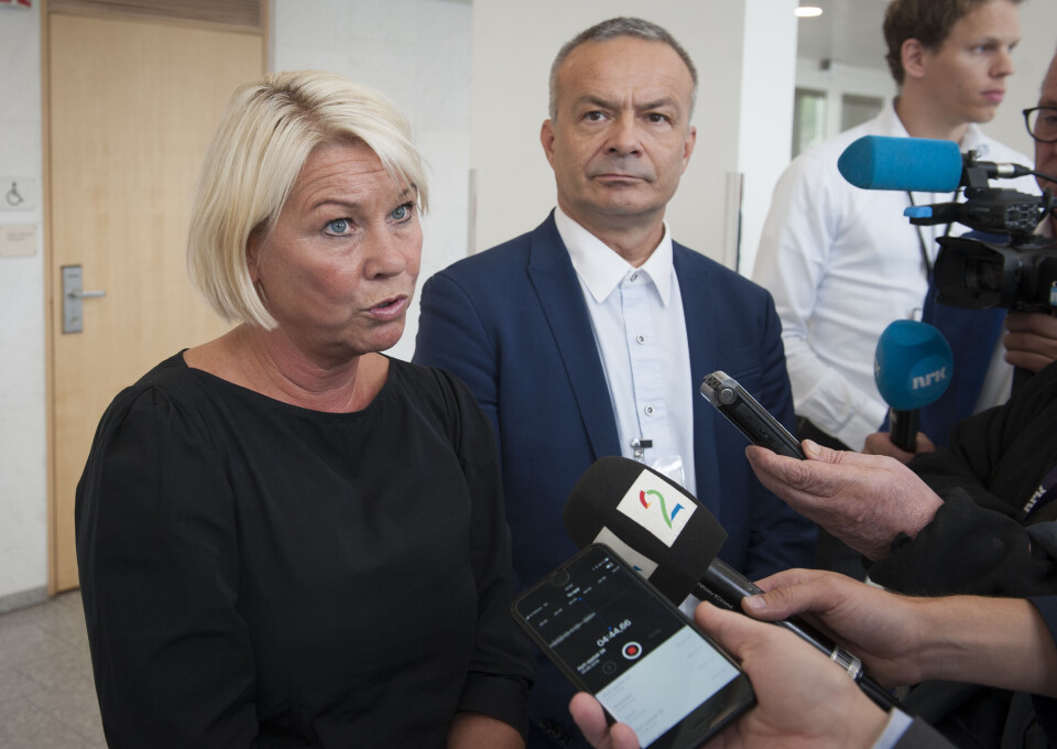 Kommunalminister Monica Mæland (H) inviterte Finnmark og Troms til møte om den fastlåste sammenslåingsprosessen 20. august, men bare fylkesrådsleder Willy Ørnebakk (Ap) i Troms møtte. Foto: Terje Lien Kommunalminister Monica Mæland (H) inviterte Finnmark og Troms til møte om den fastlåste sammenslåingsprosessen 20. august, men bare fylkesrådsleder Willy Ørnebakk (Ap) i Troms møtte. Foto: Terje Lien