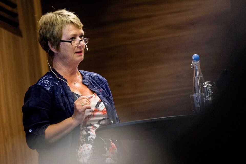 Gudrun Grindaker vil ikke kommentere påstanden om at hun har røpet varslerens identitet, men henviser til sin advokat, som heller ikke vil kommentere. Arkivfoto: Magnus K. Bjørke Gudrun Grindaker vil ikke kommentere påstanden om at hun har røpet varslerens identitet, men henviser til sin advokat, som heller ikke vil kommentere. Arkivfoto: Magnus K. Bjørke