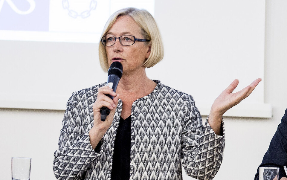 – Det er ikke aktuelt for Senterpartiet å sitte i en regjering med en samarbeidsavtale med partier utenfor regjeringen, sier Marit Arnstad (Sp). Arkivfoto: Magnus Knutsen Bjørke – Det er ikke aktuelt for Senterpartiet å sitte i en regjering med en samarbeidsavtale med partier utenfor regjeringen, sier Marit Arnstad (Sp). Arkivfoto: Magnus Knutsen Bjørke