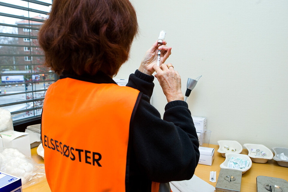 Ap vil styrke helsesøstersatsingen og mener øremerking er rett medisin. Foto: Heiko Junge / NTB scanpix Ap vil styrke helsesøstersatsingen og mener øremerking er rett medisin. Foto: Heiko Junge / NTB scanpix