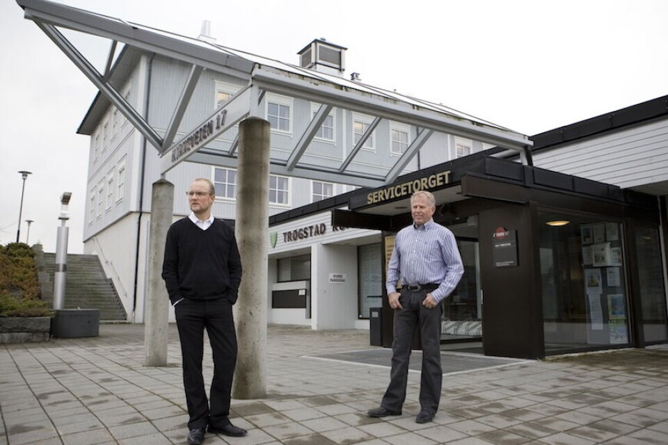 Rådmann Tor-Anders Olsen (t.h.) fikk full støtte hos ordfører Ole André Myhrvold (Sp) og resten av formannskapet tirsdag. Arkivfoto: Ivan Tostrup Rådmann Tor-Anders Olsen (t.h.) fikk full støtte hos ordfører Ole André Myhrvold (Sp) og resten av formannskapet tirsdag. Arkivfoto: Ivan Tostrup