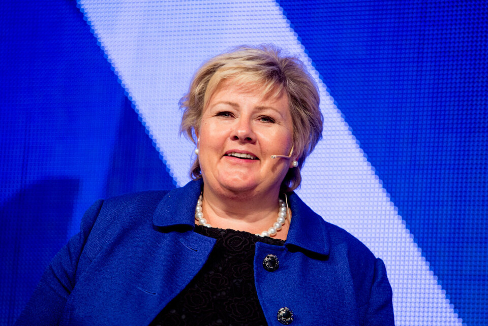 Erna Solberg var tirsdag i Bodø i forbindelse med sin valgkampinnspurt i Nord-Norge. Ifølge målingen kan partiet miste sin ordfører også i denne byen. Arkivfoto: Magnus Knutsen Bjørke Erna Solberg var tirsdag i Bodø i forbindelse med sin valgkampinnspurt i Nord-Norge. Ifølge målingen kan partiet miste sin ordfører også i denne byen. Arkivfoto: Magnus Knutsen Bjørke