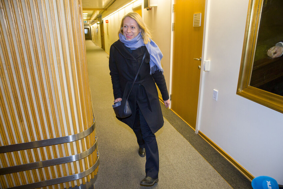 – Vi er ikke uenige i at den kristne kulturarven skal ha størst plass i Norge, men vi mener religionsfaget bør være livssynsåpent, sier Huitfeldt. Hun foreslår å fjerne K-en fra KRLE-faget. Foto: Cornelius Poppe / NTB scanpix – Vi er ikke uenige i at den kristne kulturarven skal ha størst plass i Norge, men vi mener religionsfaget bør være livssynsåpent, sier Huitfeldt. Hun foreslår å fjerne K-en fra KRLE-faget. Foto: Cornelius Poppe / NTB scanpix