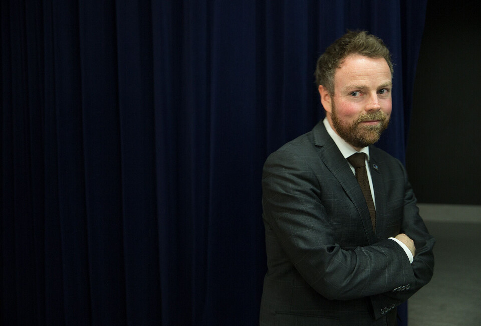 Kunnskapsminister og leder av Høyres programkomité, Torbjørn Røe Isaksen (H), nøyer seg ikke med 50 færre kommuner. Foto: Terje Pedersen / NTB scanpix Kunnskapsminister og leder av Høyres programkomité, Torbjørn Røe Isaksen (H), nøyer seg ikke med 50 færre kommuner. Foto: Terje Pedersen / NTB scanpix