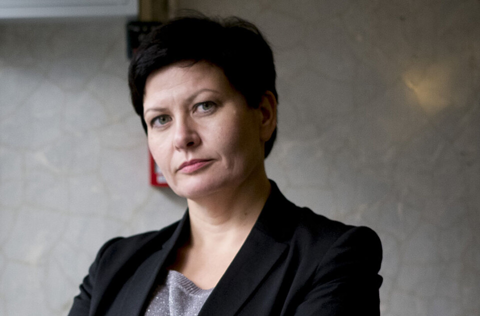 Arbeiderpartiets kommunalpolitiske talsperson Helga Pedersen mener kommunalminister Jan Tore Sanner (H) ikke tar realitetene inn over seg når det gjelder mandagens resultatet av folkeavstemningene om kommunesammenslåing. Foto: Magnus Knutsen Bjørke Arbeiderpartiets kommunalpolitiske talsperson Helga Pedersen mener kommunalminister Jan Tore Sanner (H) ikke tar realitetene inn over seg når det gjelder mandagens resultatet av folkeavstemningene om kommunesammenslåing. Foto: Magnus Knutsen Bjørke