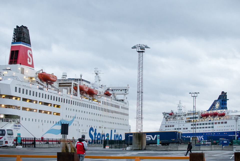 Stena Saga og Crown Seaways til kai på Vippetangen i Oslo. Foto: Audun Braastad / NTB scanpix Stena Saga og Crown Seaways til kai på Vippetangen i Oslo. Foto: Audun Braastad / NTB scanpix