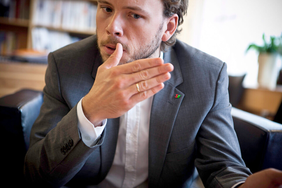 SV-leder Audun Lysbakken vil ikke være med på noen konkurranse om hvem som er strenges i asylpolitikken. Arkivfoto: Magnus Knutsen Bjørke SV-leder Audun Lysbakken vil ikke være med på noen konkurranse om hvem som er strenges i asylpolitikken. Arkivfoto: Magnus Knutsen Bjørke