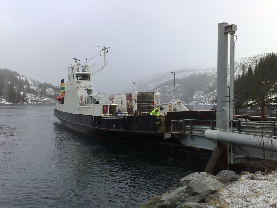 Jubler for mer penger til ferje