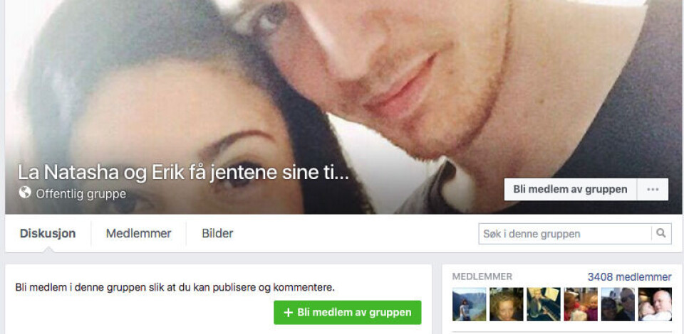 Det rømte paret får støtte på denne Facebook-siden, der det også oppfordres til pengeinnsamling til deres opphold i Polen. Det rømte paret får støtte på denne Facebook-siden, der det også oppfordres til pengeinnsamling til deres opphold i Polen.