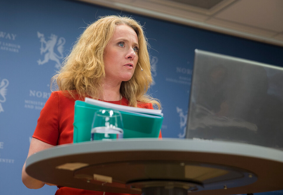 Arbeids- og sosialminister Anniken Hauglie (H) la fredag fram stortingsmeldingen «Nav i en ny tid for arbeid og aktivitet». Foto: Berit Roald / NTB scanpix Arbeids- og sosialminister Anniken Hauglie (H) la fredag fram stortingsmeldingen «Nav i en ny tid for arbeid og aktivitet». Foto: Berit Roald / NTB scanpix