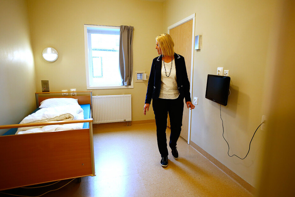 Innvandrings- og integreringsminister Sylvi Listhaug besøker utlendingsinternatet på Trandum. Trandum skal utvides med en ny modul (Modul 3) som skal i drift i løpet av 2016. Den nye modulen vil gi 90 ekstra sengeplasser. Foto: Heiko Junge / NTB scanpix Innvandrings- og integreringsminister Sylvi Listhaug besøker utlendingsinternatet på Trandum. Trandum skal utvides med en ny modul (Modul 3) som skal i drift i løpet av 2016. Den nye modulen vil gi 90 ekstra sengeplasser. Foto: Heiko Junge / NTB scanpix
