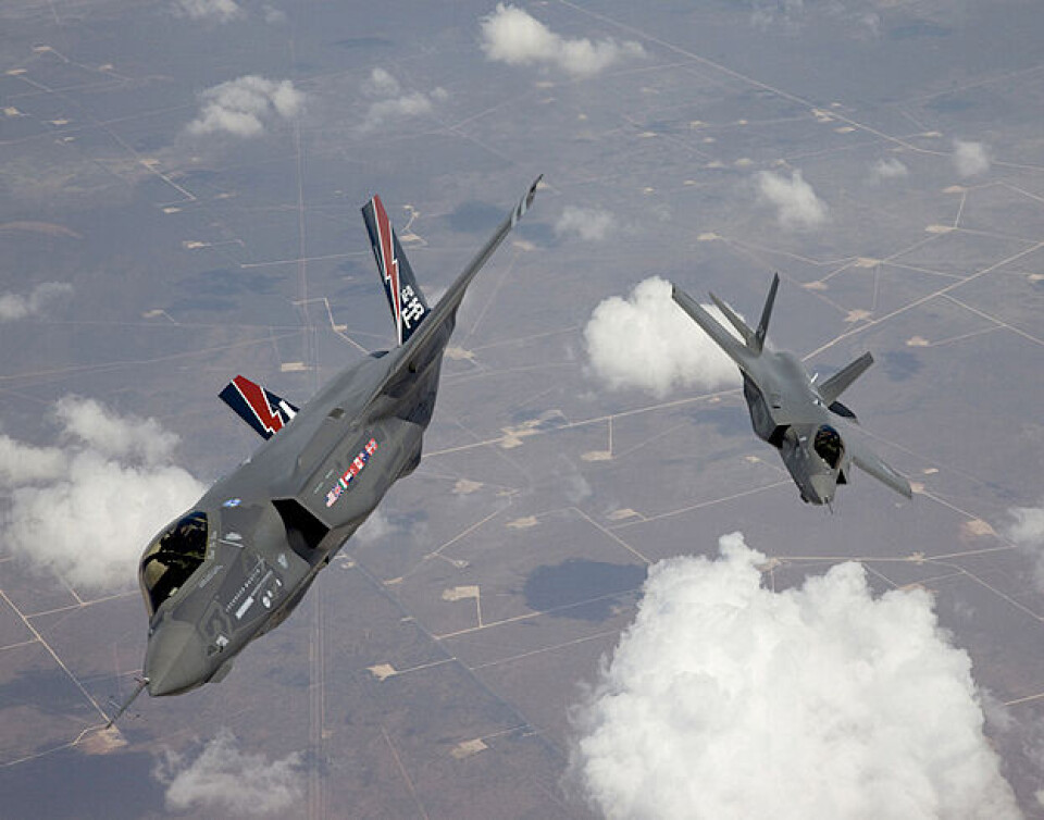 F-35 Lightning II. Foto: Scanpix F-35 Lightning II. Foto: Scanpix