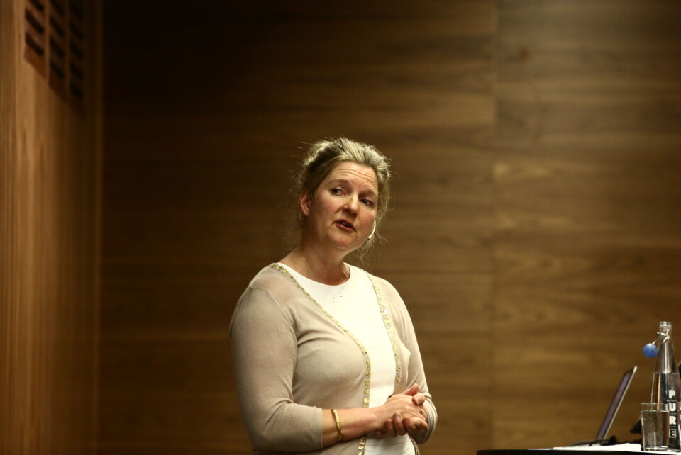 Rådmann Liv Elden Djokoto snakker om hvordan Høylandet har lyktes. Foto: Magnus K. Bjørke Rådmann Liv Elden Djokoto snakker om hvordan Høylandet har lyktes. Foto: Magnus K. Bjørke