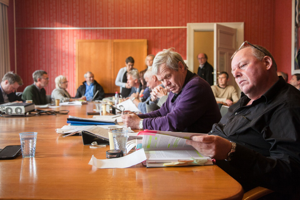 Aps gruppeleder Per Kristian Dahl (til høyre) og resten av opposisjonen i Halden nådde ikke fram med sin klage på granskningsvedtak. Foto: Patrick da Silva Sæther. Aps gruppeleder Per Kristian Dahl (til høyre) og resten av opposisjonen i Halden nådde ikke fram med sin klage på granskningsvedtak. Foto: Patrick da Silva Sæther.