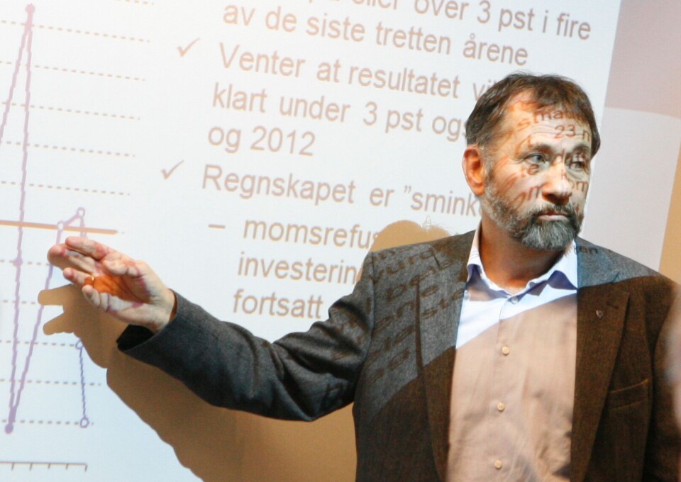 - Vi har vært kritiske i utvalget til at det tar så langt tid å gjøre endringen. Det er grunnen til at KS har gått ut med et eget tall for demografikostnadene, sier sjeføkonom Per Richard Johansen. - Vi har vært kritiske i utvalget til at det tar så langt tid å gjøre endringen. Det er grunnen til at KS har gått ut med et eget tall for demografikostnadene, sier sjeføkonom Per Richard Johansen.