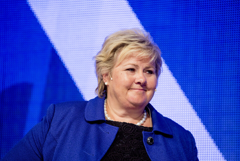 Statsminister Erna Solberg (H) har grunn til å være optimistisk før kommunevalget 9. september neste år. Foto: Magnus Knutsen Bjørke Statsminister Erna Solberg (H) har grunn til å være optimistisk før kommunevalget 9. september neste år. Foto: Magnus Knutsen Bjørke