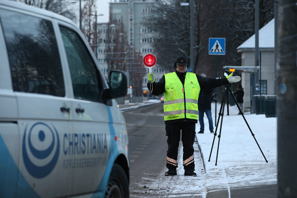 Dieselkontroll ved Frognerparken i Oslo tirsdag formiddag. Foto: Gorm Kallestad / NTB scanpix Dieselkontroll ved Frognerparken i Oslo tirsdag formiddag. Foto: Gorm Kallestad / NTB scanpix