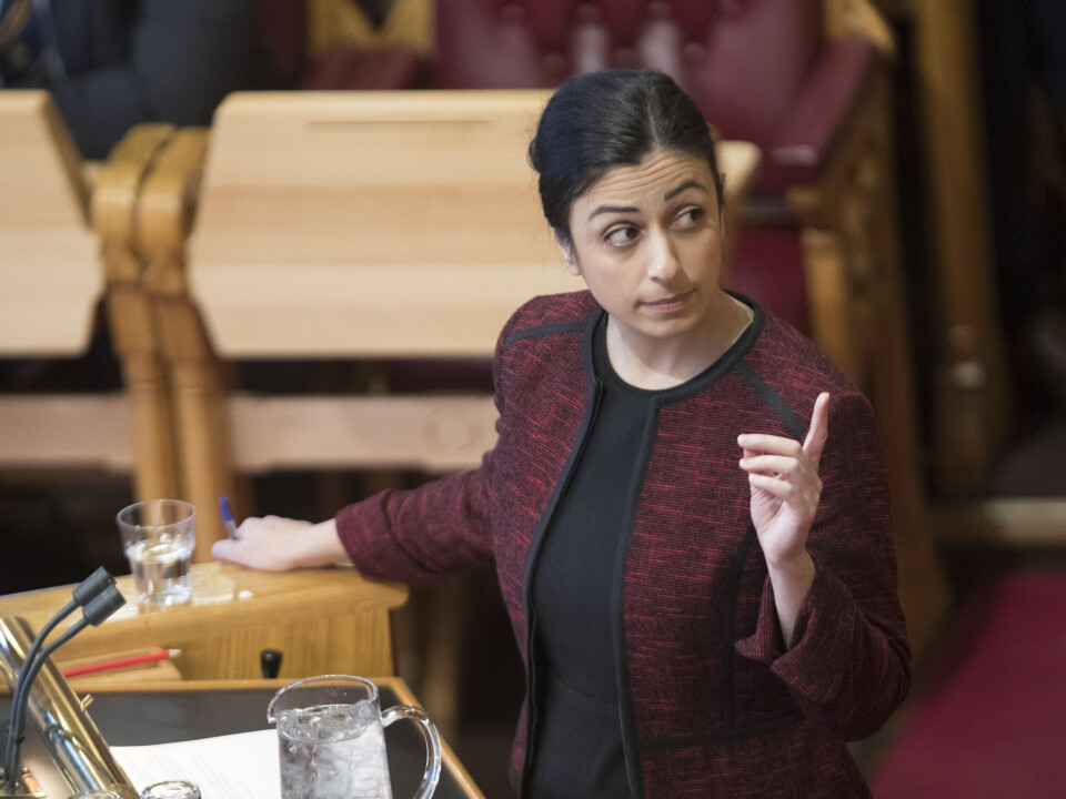 Arbeiderpartiets nestleder Hadia Tajik i Stortinget. Foto: Terje Bendiksby / NTB scanpix Arbeiderpartiets nestleder Hadia Tajik i Stortinget. Foto: Terje Bendiksby / NTB scanpix