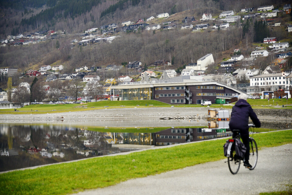 Voss får skryt for å utvikle Vossevangen. Blant annet nevnes det nye bibliotek- og kulturhuset. Foto: Joakim Enger Voss får skryt for å utvikle Vossevangen. Blant annet nevnes det nye bibliotek- og kulturhuset. Foto: Joakim Enger