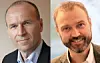 Finn C. Brevig, rådmann i Nittedal, og Geir Bjelkemyr-Østvang, snart rådmann i Bamble.