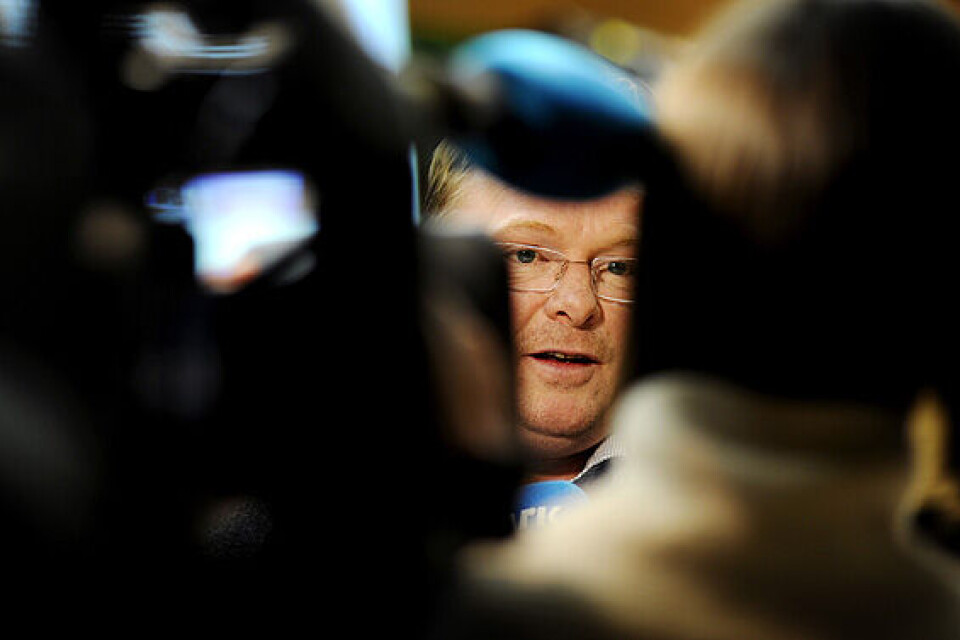 Mediene jakter på Frp, mener Per Sandberg. Arkivfoto: Joakim S. Enger Mediene jakter på Frp, mener Per Sandberg. Arkivfoto: Joakim S. Enger