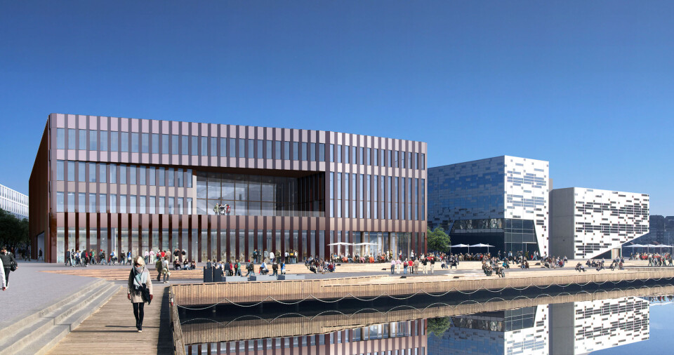 Sandnes` nye rådhus, som ble åpnet i januar i fjor, er bare ett eksempel på vellykkede kommunale bygg. Arkitektorganisasjonene mener det er viktig at kommunene nå driver fram planlagte prosjekter slik at aktiviteten i bygg- og anleggsbransjen ikke opplever en dropp når koronakrisen er over. Illustrasjon: Code of Practice arkitekter Sandnes` nye rådhus, som ble åpnet i januar i fjor, er bare ett eksempel på vellykkede kommunale bygg. Arkitektorganisasjonene mener det er viktig at kommunene nå driver fram planlagte prosjekter slik at aktiviteten i bygg- og anleggsbransjen ikke opplever en dropp når koronakrisen er over. Illustrasjon: Code of Practice arkitekter