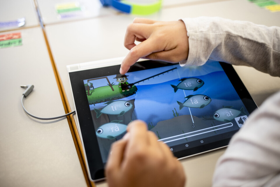 Andelen elever som får spesialundervisning synker fra barnehage til videregående, viser ny statistikk fra Utdanningsdirektoratet. Bildet er fra Madlamark skole i Stavanger som satser mye på tidlig innsats i leseopplæringen. Foto: Magnus K. Bjørke Andelen elever som får spesialundervisning synker fra barnehage til videregående, viser ny statistikk fra Utdanningsdirektoratet. Bildet er fra Madlamark skole i Stavanger som satser mye på tidlig innsats i leseopplæringen. Foto: Magnus K. Bjørke