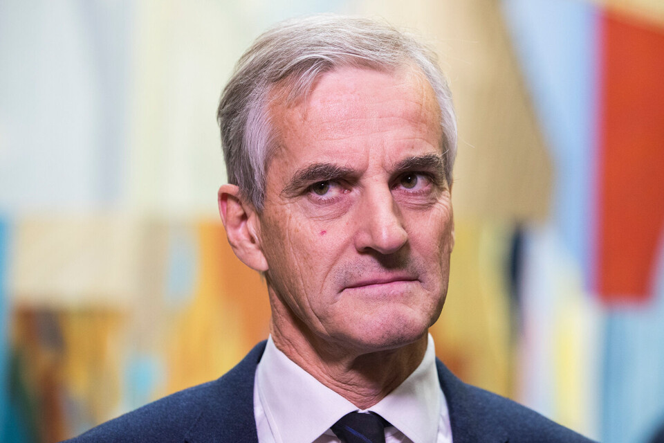 Leder i Arbeiderpartiet (Ap) Jonas Gahr Støre, sier det ikke blir aktuelt for Ap å frede Andøya. Foto: Håkon Mosvold Larsen / NTB scanpix Leder i Arbeiderpartiet (Ap) Jonas Gahr Støre, sier det ikke blir aktuelt for Ap å frede Andøya. Foto: Håkon Mosvold Larsen / NTB scanpix