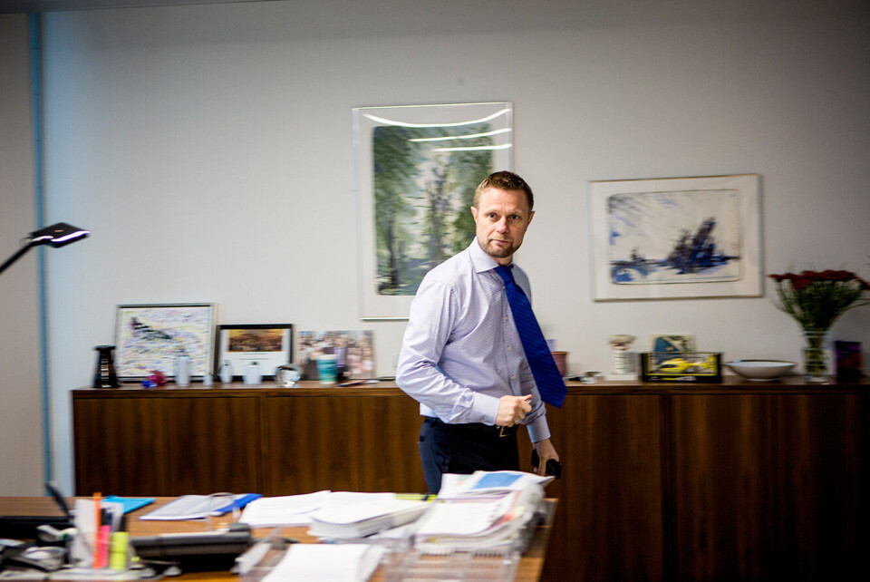 Helseminister Bent Høie (H) er fornøyd med interessen i fastlegeprosjektet. Foto: Magnus Knutsen Bjørke Helseminister Bent Høie (H) er fornøyd med interessen i fastlegeprosjektet. Foto: Magnus Knutsen Bjørke