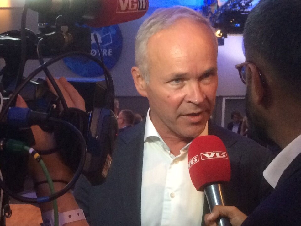 Høyres nestleder Jan Tore Sanner er optimistisk, også med tanke på valgresultatet. Foto: Jan Inge Krossli Høyres nestleder Jan Tore Sanner er optimistisk, også med tanke på valgresultatet. Foto: Jan Inge Krossli