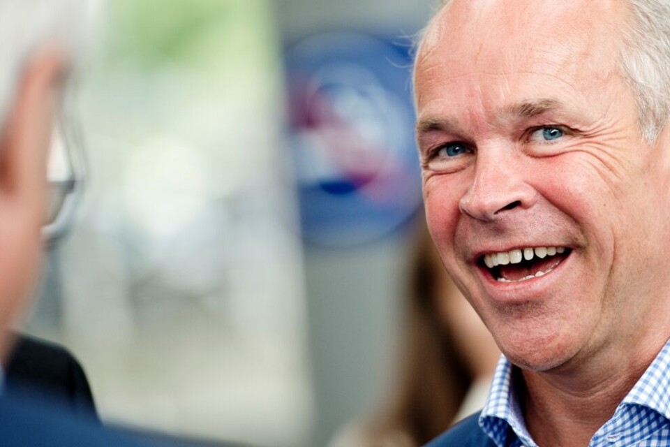 Kommunalminister Jan Tore Sanner (H) må kunne be Stortinget om å tvinge kommuner sammen, mener halvparten av ordførerne som har besvart NRKs undersøkelse. Foto: Jon Olav Nesvold / NTB scanpix Kommunalminister Jan Tore Sanner (H) må kunne be Stortinget om å tvinge kommuner sammen, mener halvparten av ordførerne som har besvart NRKs undersøkelse. Foto: Jon Olav Nesvold / NTB scanpix